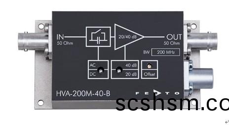 HVA係列帶寬電(dian)壓放大器