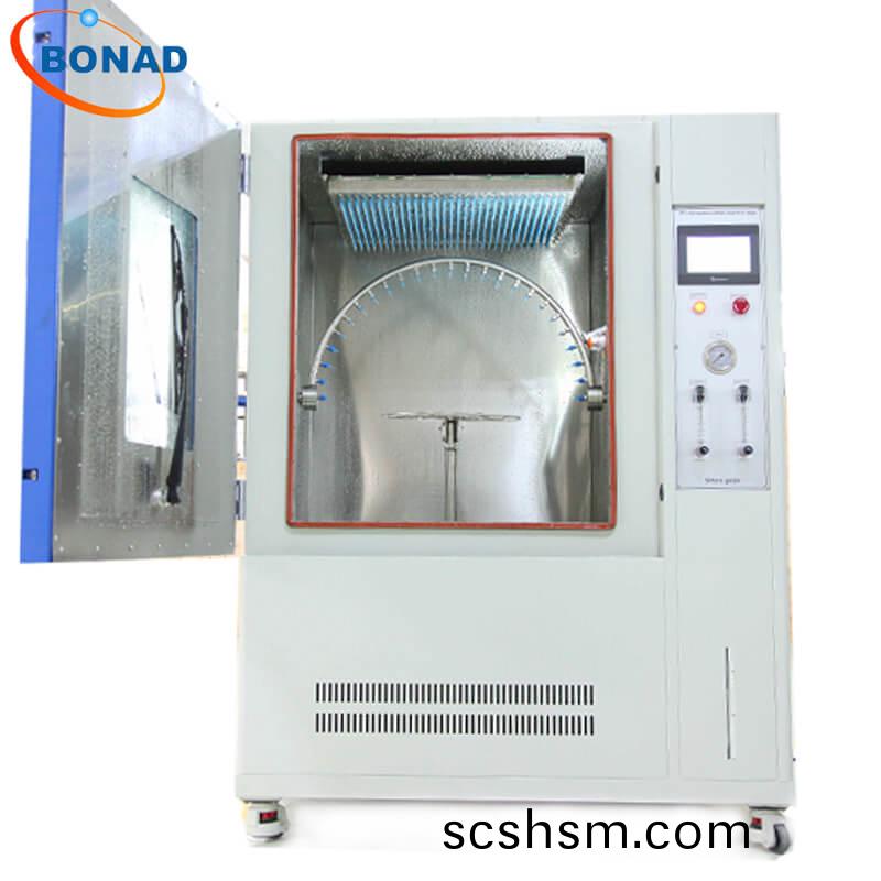 IPX1 to IPX4 Drip rain test and swing pipe waterproof test c